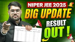 NIPER JEE 2025 Result OUT! | NIPER JEE Check Your Rank Now | NIPER JEE Next Steps to Admission!