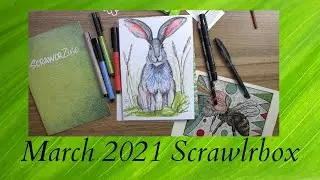 ScrawlrBox March 2021 -  Unbox & CREATE