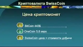 SwissCoin, майнинг, токены, сплит