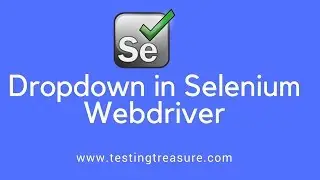 Select Dropdown values using Selenium Webdriver 3.8
