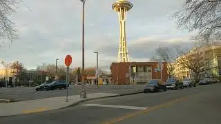 #City of Seattle  // Seattle Center Space Needle vicinity // Autumn drive Seattle downtown