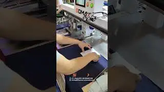 SOMAX Automatic Polo Placket Machine for Polo Shirt #somax #sewingautomation #foryou #sewing #sewing