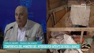 Robo a banco hubiera ocasionado un duro golpe al sistema financiero del país, dijo Negro.