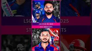 LSG vs DC&nbsp;IPL 2025 Stat Highlights: Delhi Capitals&nbsp;Beat Lucknow Super Giants&nbsp;By&nbsp;8&nbsp;Wickets