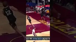 Isaiah Johnson poster dunk in Minnesota state championship game  #minnesota #highschoolbasketball