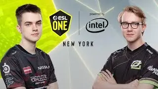 CS:GO - OpTic Gaming vs. FaZe Clan [Dust2] Map 2 - Group B - ESL One New York 2019