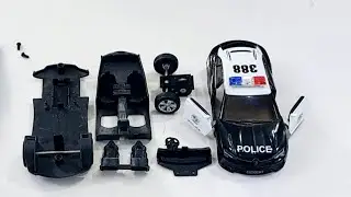 Amazing Black Toy Police Car Makeover &ndash; Full Restoration Process!