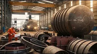 Inside a Submarine Manufacturing Facility | How Submarines Are Built complete process