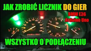 Licznik BMW E36 działający w grach symulacyjnych! Jak podłączyć do arduino uno? (część 1)