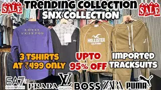 Trending Collection 🔥 | 3 Branded Tshirts At ₹499 Only | Tracksuits,Jeans| Branded Clothes in Mumbai