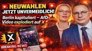 🚨 NEUWAHLEN JETZT UNVERMEIDLICH! Berlin kapituliert &ndash; AfD-Video explodiert auf X 🚨