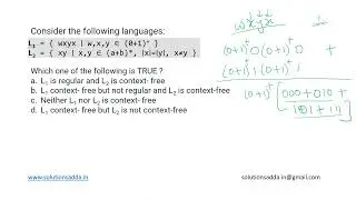 GATE 2020 | TOC | LANGUAGES | GATE TEST SERIES | SOLUTIONS ADDA | EXPLAINED BY POOJA