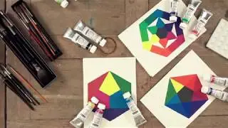 Schmincke Tutorial: Drei Farbsysteme mischen mit AKADEMIE GOUACHE