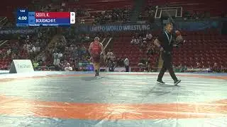 BRONZE GR - 88 kg: K. SZEITL (HUN) v. F. BOUDAGHI (IRI)