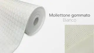 Mollettone Copritavolo Gommato Antiscivolo Protezione Tavolo Colore Bianco