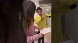 Romeo prepara uma carta de anivers&aacute;rio para a irm&atilde; 😍