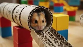 World's Fastest Hamster Roller Coaster?! (DIY Build)