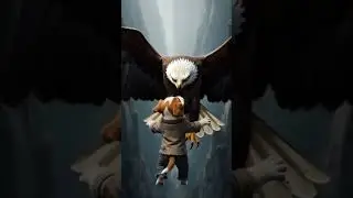 #help each other ❤️ mother eagle 🦅 saved the puppy #youtube #reels #viralvideo #