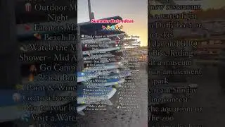 ☀️ Summer Date Ideas