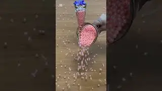 ASMR beads 🌸💐🩷🌷 #asmrbeads #satisfying