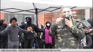 Chief Allan Adam | Fort McMurray Solidarity March | 6-6-2020 (Alberta, Canada)
