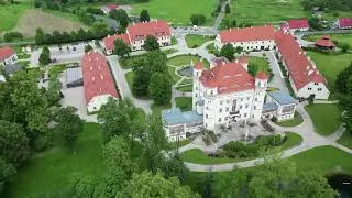 4K #Wojanów pałac z drona #dji #drone #travel