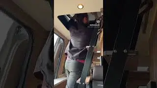 Skyloft Van - Sliding Ladder  #vanlife #design