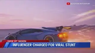 Social media influencer charged for viral stunt