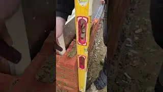 Building a flemish bond corner with plinth brick
