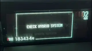 Toyota Prius &mdash; Сброс предупреждения &laquo;Проверьте гибридную систему&raquo;