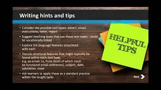 Functional Skills English Level 1  Reform - Support for reading and writing webinar