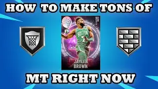 HOW TO MAKE TONS OF MT RIGHT NOW IN NBA 2K22 MYTEAM!! BEST BADGES TO SELL!!