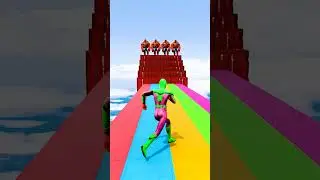 GTA 5 Epic Water Ragdolls | Spider-Man Jumps / Fails ep.13360 #shorts