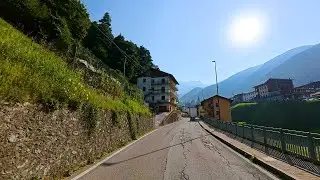 Relaxing 4K Mountain Drive &ndash; 2‑Minute Alpine Road Trip with Ambient Music 🏔️🎶