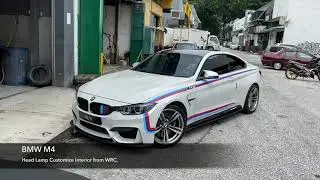BMW M4 Head Lamp Customize Interior from WRC
