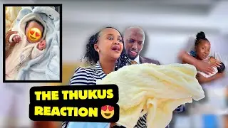 The Thukus Reaction Seeing Baby Mpendwa For The First Time 😍