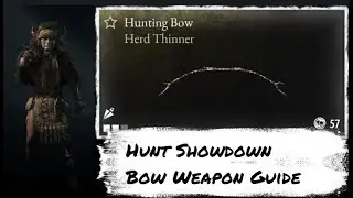 Hunt Showdown Bow Weapon Guide
