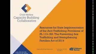Resources for State Implementation of the Anti-Trafficking Provisions of P.L. 113-183