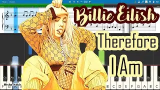 Billie Eilish - Therefore I Am [Piano Tutorial | Sheets | MIDI] Synthesia
