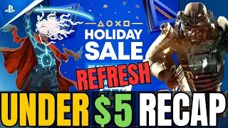 Every BANGER Under $5! PSN Holiday Sale REFRESH Recap 2026