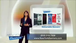 New York Banners TV commercial (1-800-516-7606)