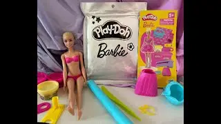 Play-Doh Barbie Ruffles andBows Designer Doll Set Review.