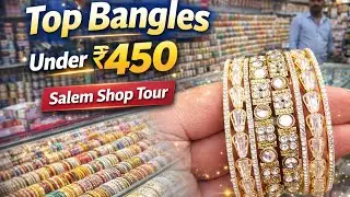 Under Rs.450 Fancy Bangle collection  | Salem imitation jewellery shop #chanish #trendy #Fashion