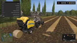 Farming Simulator 17 - Round Hay Bales | Gameplay (PC HD) [1080p60FPS]
