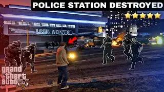 GTA 5 : JIMMY DESTROYS POLICE STATION EP #127