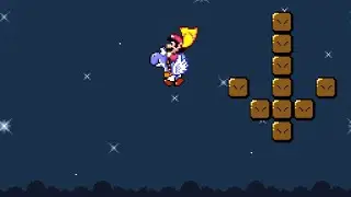 Super Mario World Gameplay Cheese Bridge Area SECRET EXIT Blue Yoshi