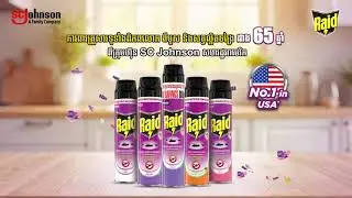 Raid is the product of SC Johnson, USA over 65 years.