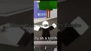 Blood Manipulator 50% Combo in JJS