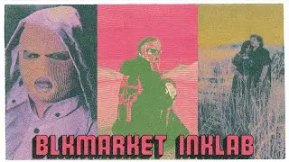 testing out BLKMARKET inklab | aputure mc