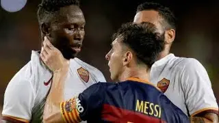 Lionel Messi vs Mapou Yanga-Mbiwa crazy Fight- HD